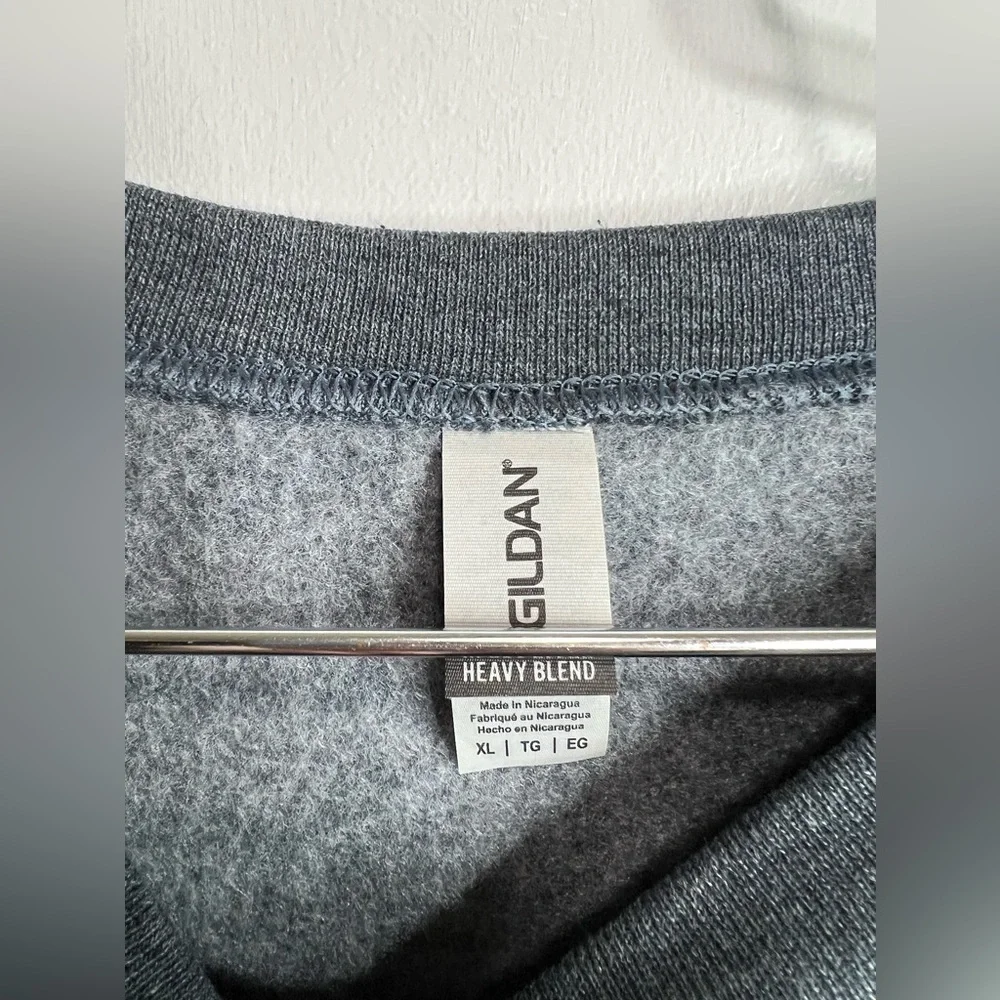 Gildan Sorta Merry Sorta Scary Pullover Sweatshirt NWOT - Picture 3 of 4